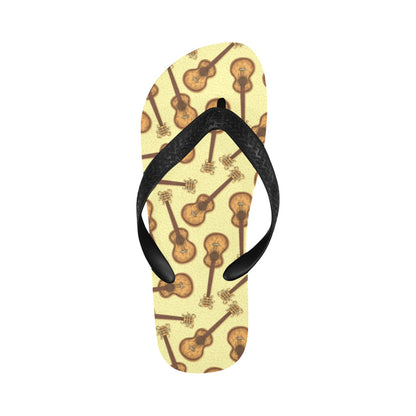Acoustic Guitar Print Design LKS402 Flip Flops