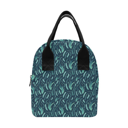 Seaweed Print Design LKS302 Insulated Lunch Bag