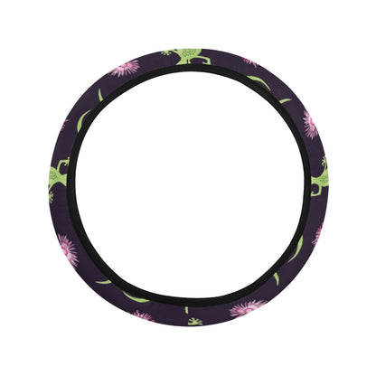 lizard Print Design LKS402 Steering Wheel Cover with Elastic Edge