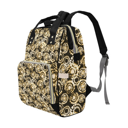 Tie Dye Print Design LKS307 Diaper Bag Backpack