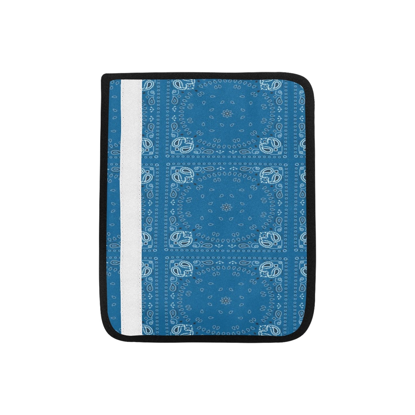 Bandana Blue Print Design LKS301 Car Seat Belt Cover
