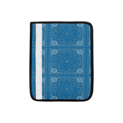 Bandana Blue Print Design LKS301 Car Seat Belt Cover