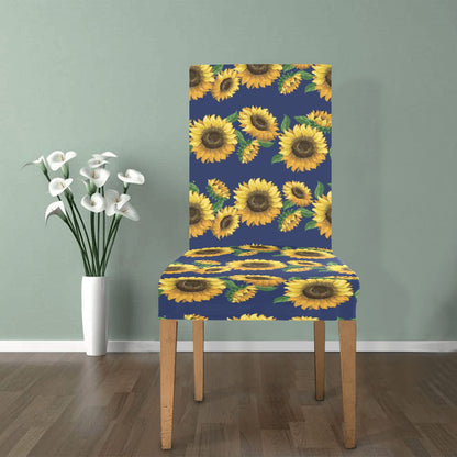 Sunflower Print Design LKS307 Dining Chair Slipcover