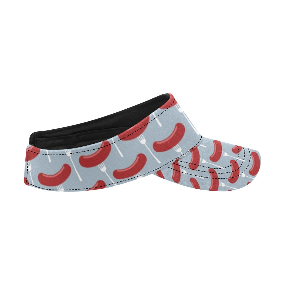 Sausage Print Design LKS301 Unisex Sun Visor