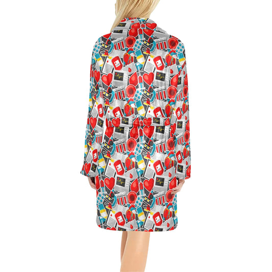 Phlebotomist Medical Themed Women's Fleece Robe
