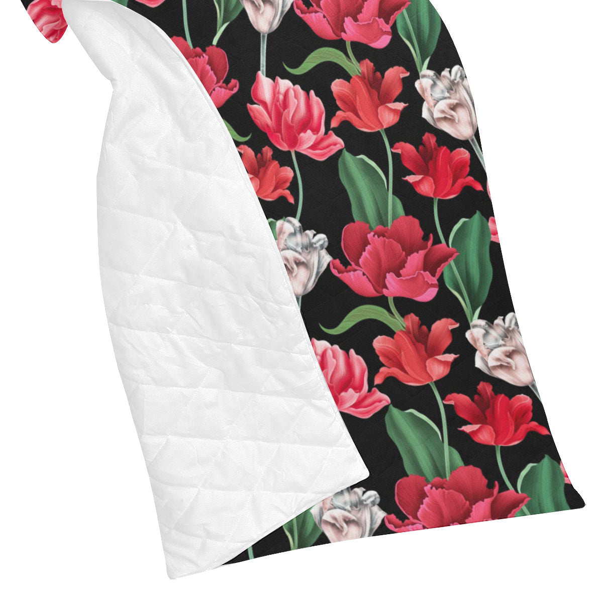 Tulip Pattern Print Design TP08 Premium Quilt