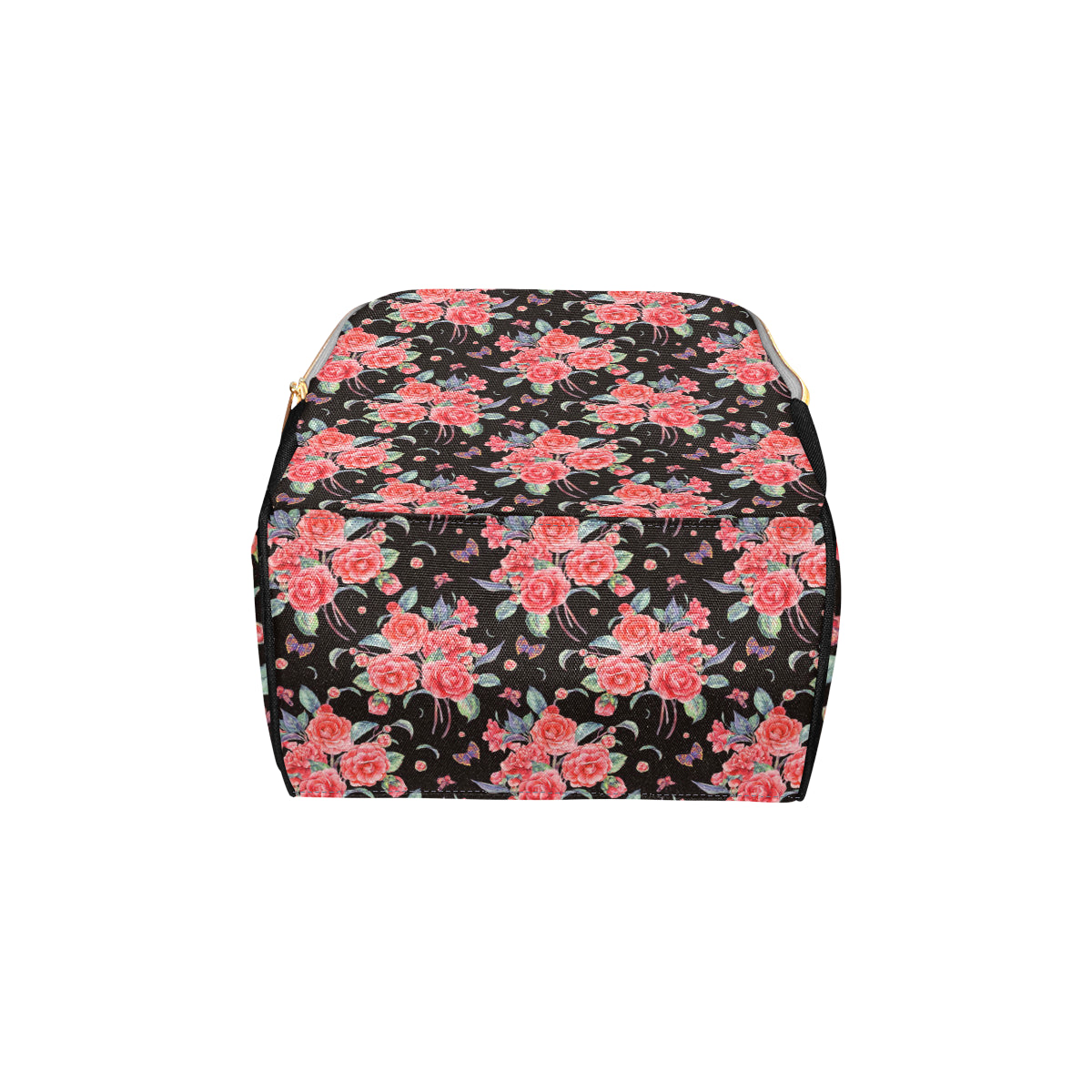 Camellia Pattern Print Design CM03 Diaper Bag Backpack