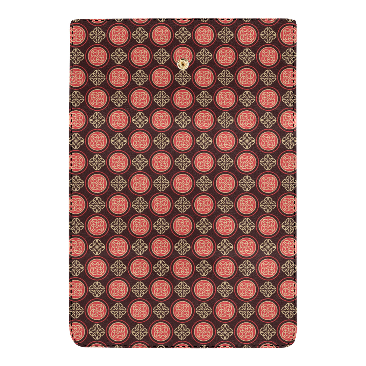 Celtic Pattern Print Design 02 Women's Trifold Wallet