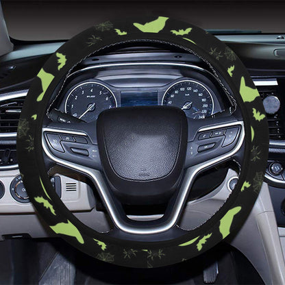 Witch Halloween Print Design LKS306 Steering Wheel Cover with Elastic Edge