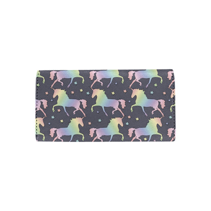 Rainbow Pattern Print Design A05 Women's Trifold Wallet