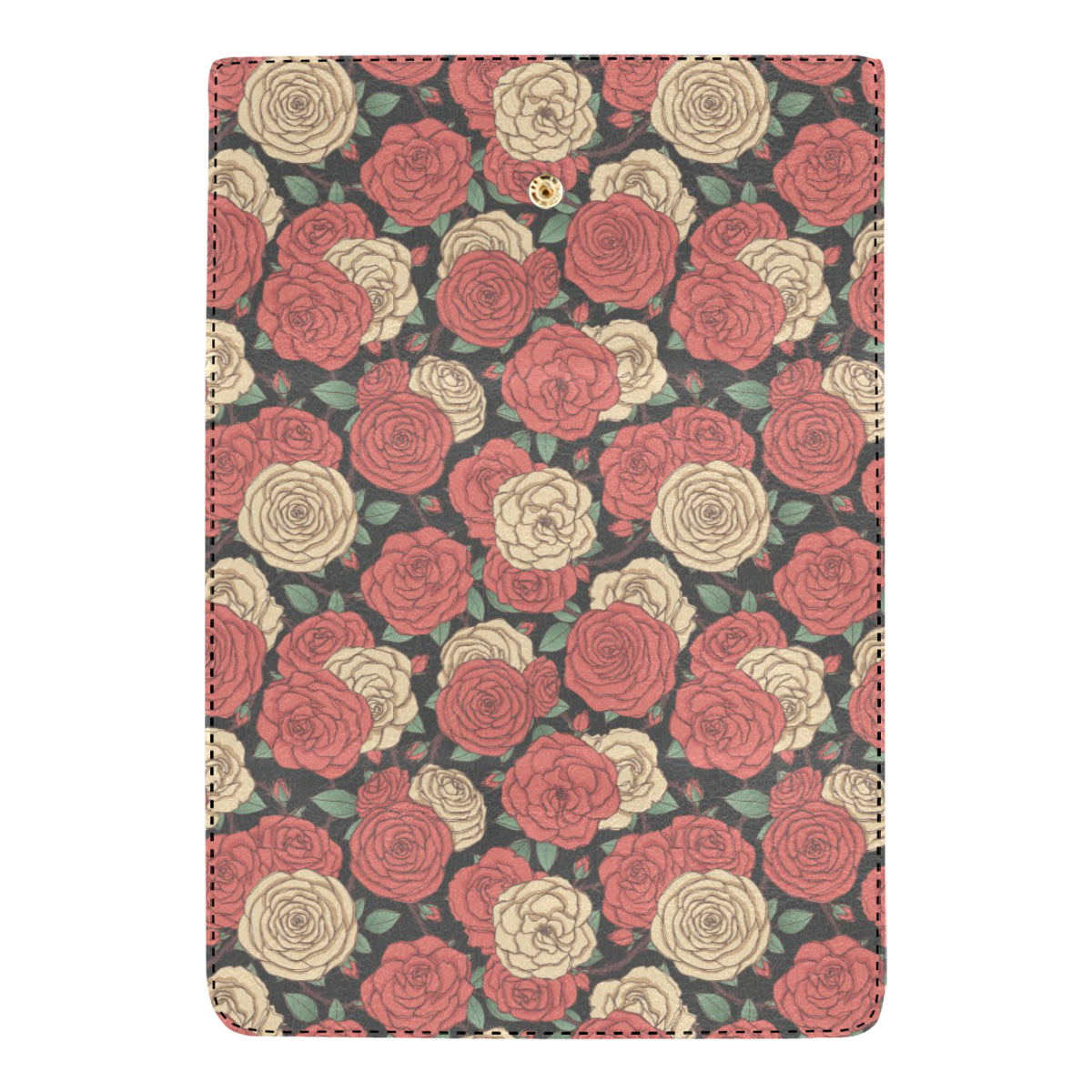 Camellia Pattern Print Design CM01 Women's Trifold Wallet