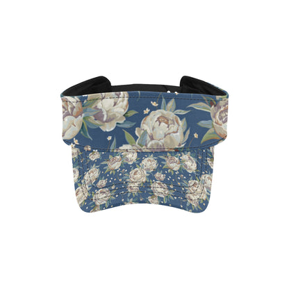Peony Pattern Print Design A03 Unisex Sun Visor