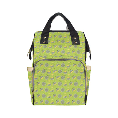Cantaloupe Pattern Print Design 03 Diaper Bag Backpack