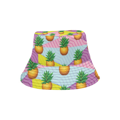 Pineapple Pattern Print Design PP05 Unisex Bucket Hat