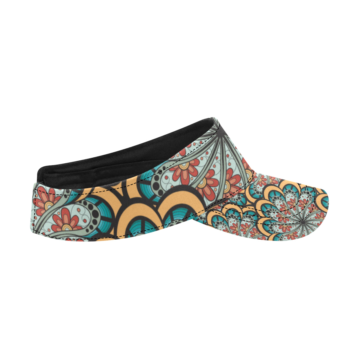 Mandala Pattern Print Design 01 Unisex Sun Visor