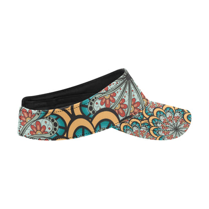 Mandala Pattern Print Design 01 Unisex Sun Visor