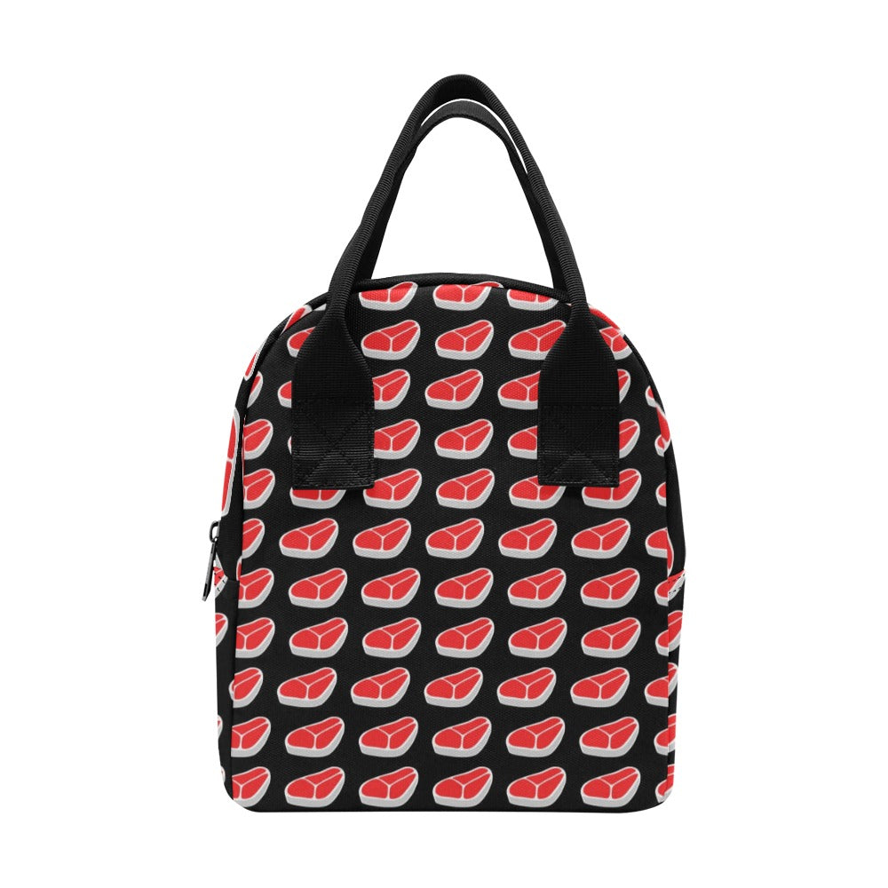Steak Print Design LKS303 Insulated Lunch Bag