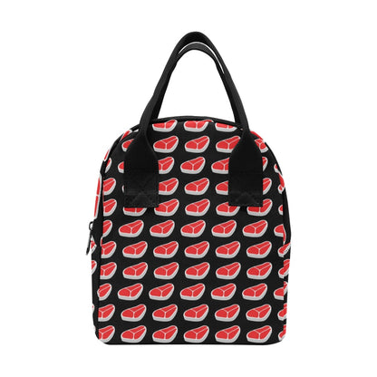 Steak Print Design LKS303 Insulated Lunch Bag
