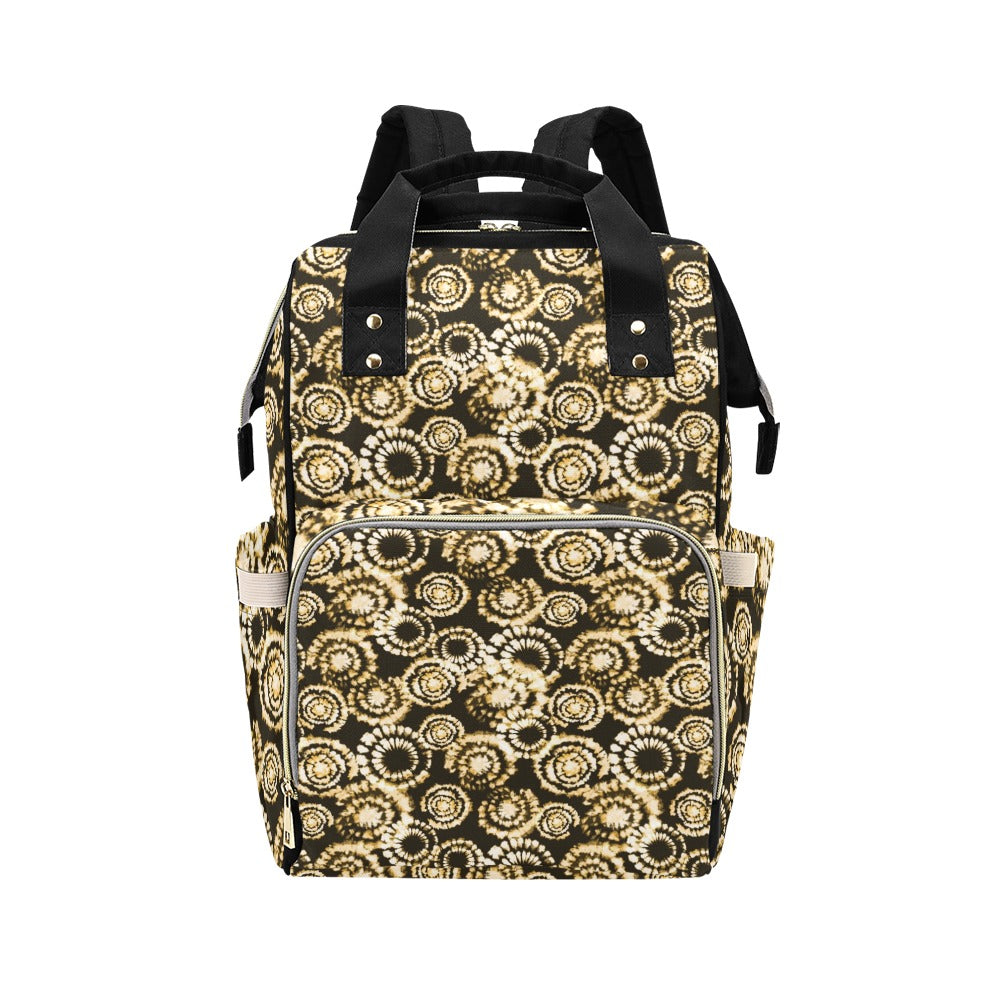 Tie Dye Print Design LKS307 Diaper Bag Backpack
