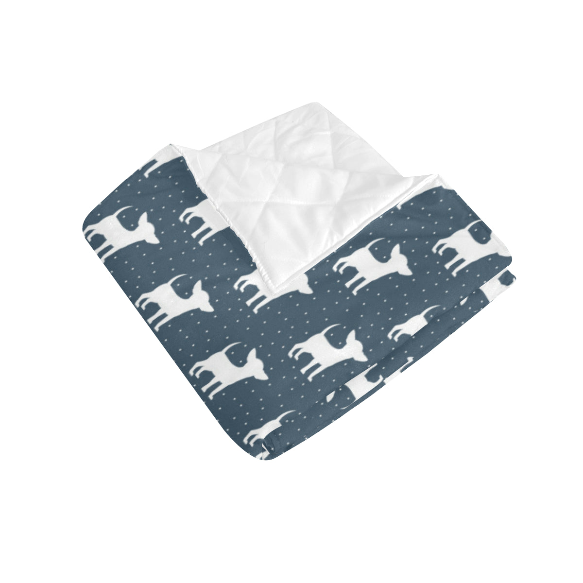 Chihuahua Pattern Print Design 03 Premium Quilt