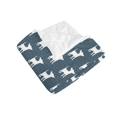 Chihuahua Pattern Print Design 03 Premium Quilt