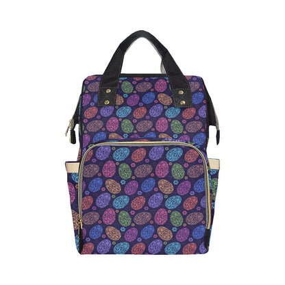 Easter Eggs Pattern Print Design RB012 Diaper Bag Backpack
