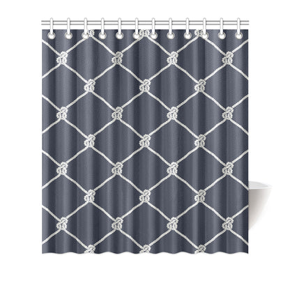 Rope Pattern Print Design A02 Shower Curtain
