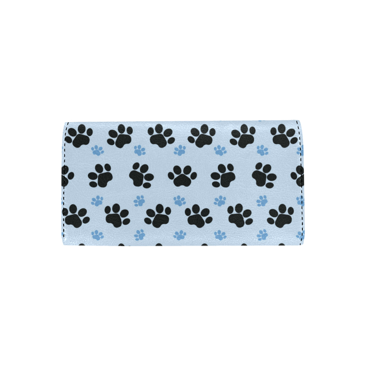 Paw Pattern Print Design A04 Women's Trifold Wallet