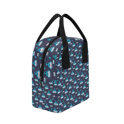 Shark Print Design LKS309 Insulated Lunch Bag