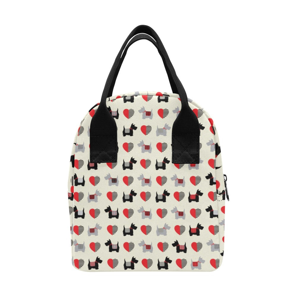 Scottish Terriers Print Design LKS3010 Insulated Lunch Bag