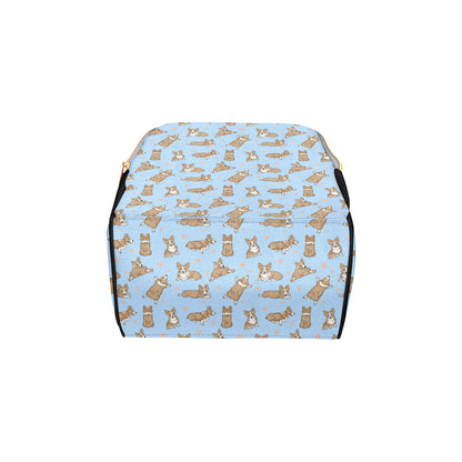 Pembroke Welsh Corgis Pattern Print Design A05 Diaper Bag Backpack