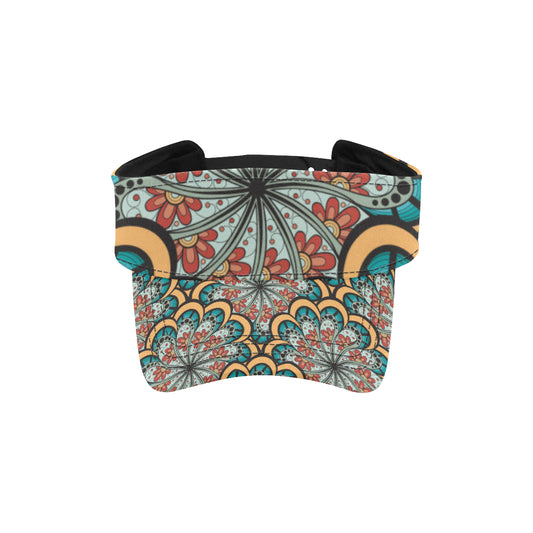 Mandala Pattern Print Design 01 Unisex Sun Visor