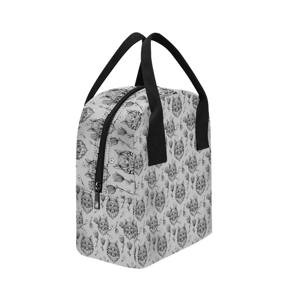 Tribal Pattern Print Design LKS306 Insulated Lunch Bag