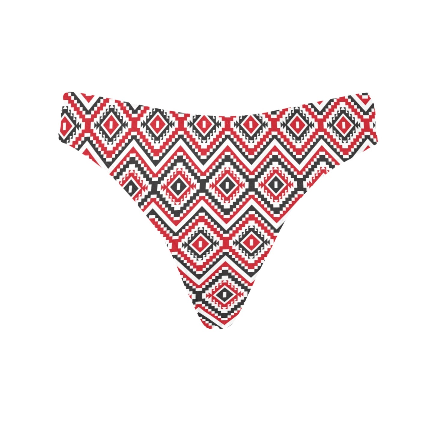 Native American Themed Tribal Print Women's Thongs