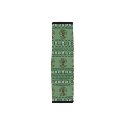 Tree Of Life Knit Style Print Design LKS301 Car Seat Belt Cover