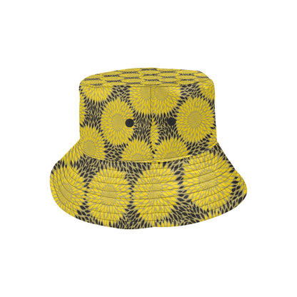 Sunflower Pattern Print Design SF06 Unisex Bucket Hat