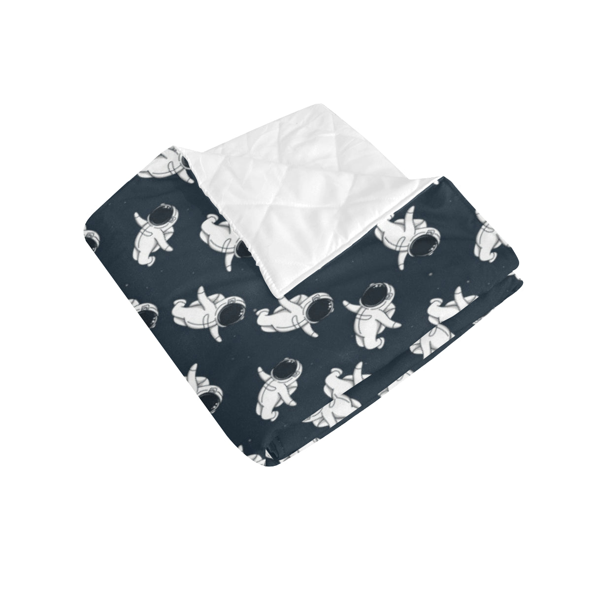 Astronaut Pattern Print Design 02 Premium Quilt