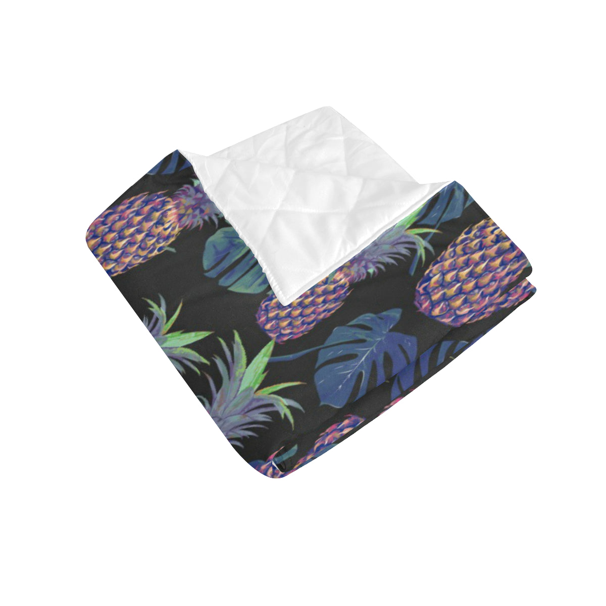 Pineapple Pattern Print Design PP04 Premium Quilt