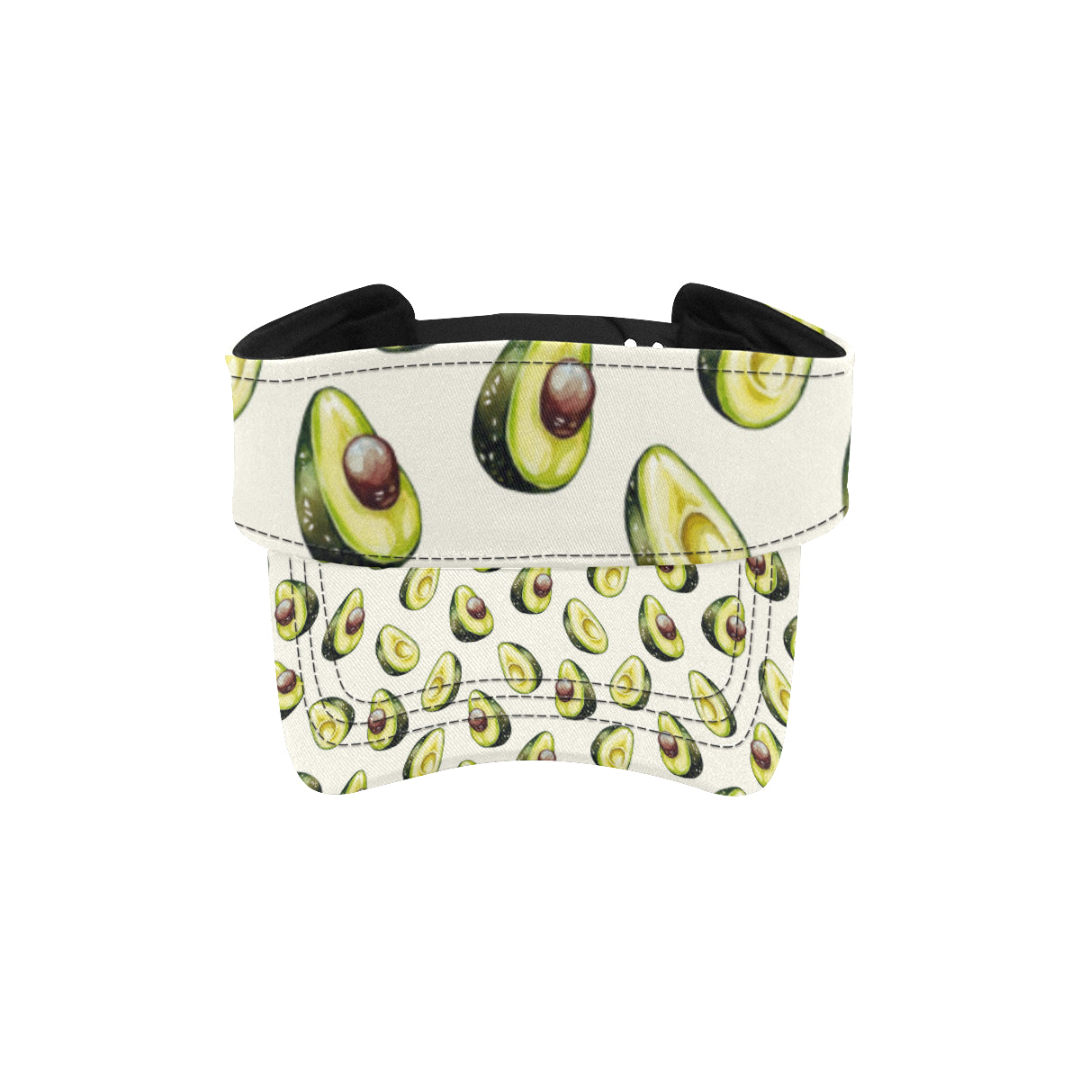Avocado Pattern Print Design 01 Unisex Sun Visor