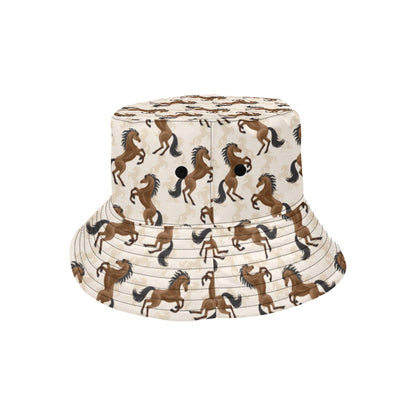 Horse Print Design LKS308 Unisex Bucket Hat