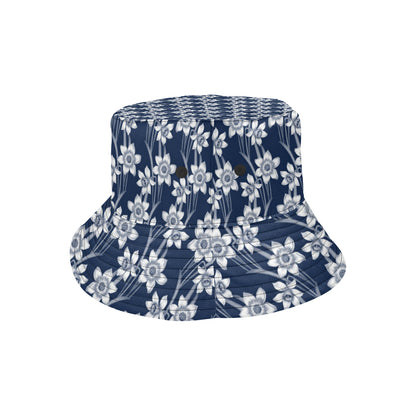 Daffodils Pattern Print Design DF09 Unisex Bucket Hat
