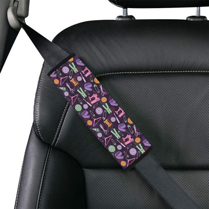 Sewing Equipment Print Design LKS306 Car Seat Belt Cover