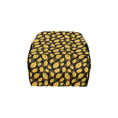 Elm Leave Summer Print Pattern Diaper Bag Backpack