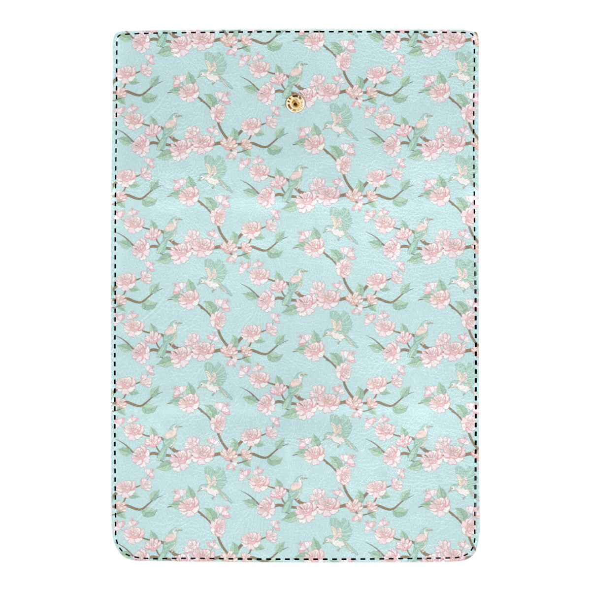Cherry Blossom Pattern Print Design 02 Women's Trifold Wallet