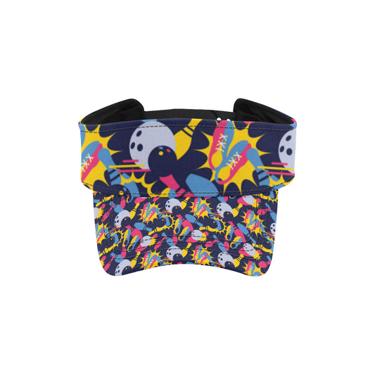 Bowling Pattern Print Design 02 Unisex Sun Visor