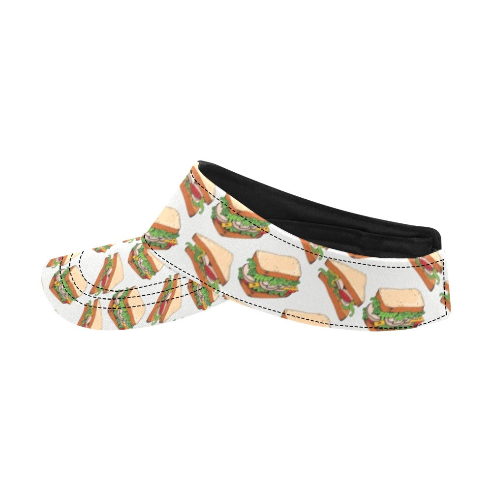 Sandwich Print Design LKS302 Unisex Sun Visor