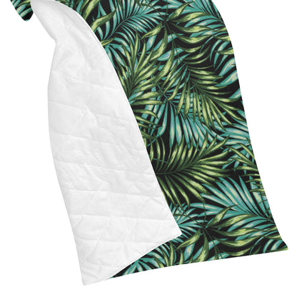Tropical Flower Pattern Print Design TF08 Premium Quilt