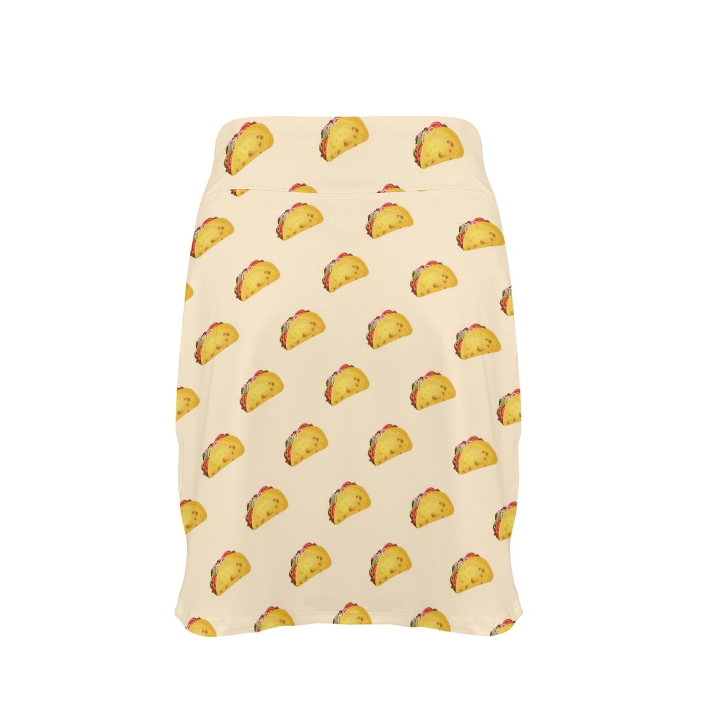 Taco Print Design LKS302 17" Golf & Pickleball Skort with Pockets