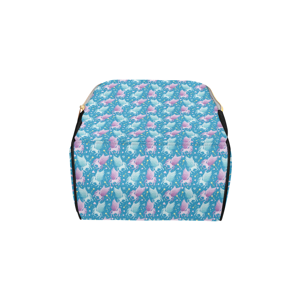 Pegasus Pattern Print Design 04 Diaper Bag Backpack