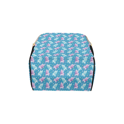 Pegasus Pattern Print Design 04 Diaper Bag Backpack